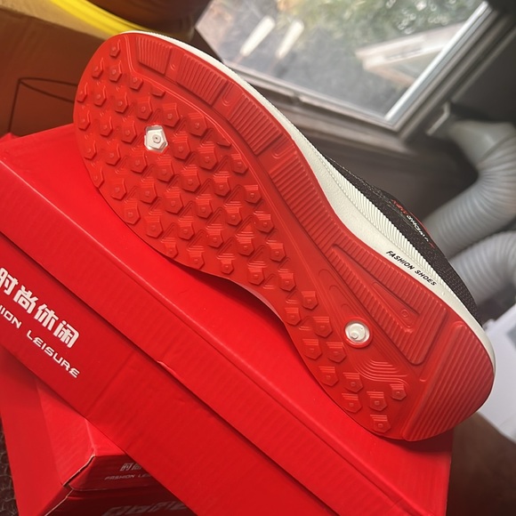 34) Women’s Sneaker - Red Black - Picture 4 of 6